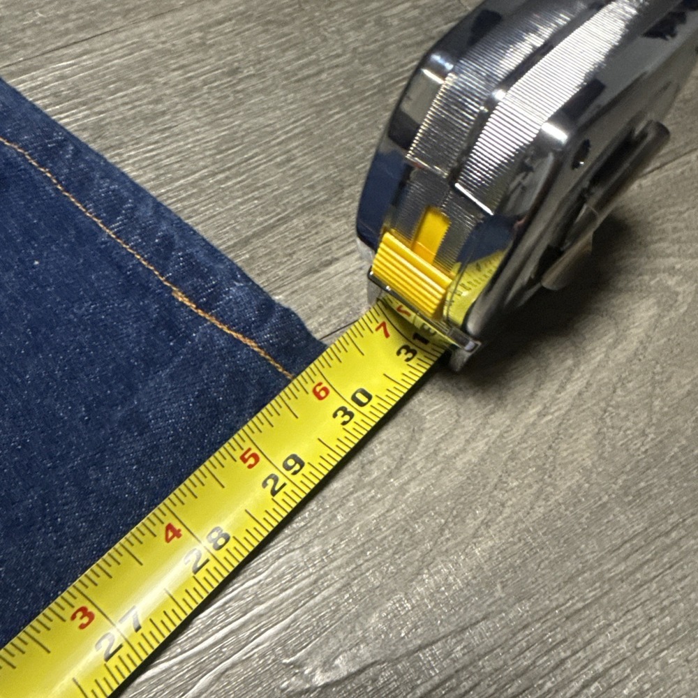 Vintage Dickies Jeans Men's 40x30 Regular Relaxed Fit Dark Wash Workwear - Picture 6 of 7